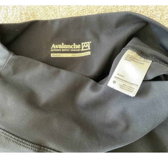 Avalanche Outdoor Supply Co Womens Cargo Leggings Black High Rise - Picture 10 of 11